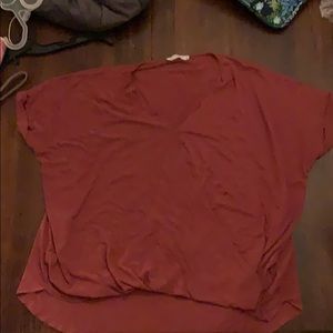 Double Zero Rust colored shirt